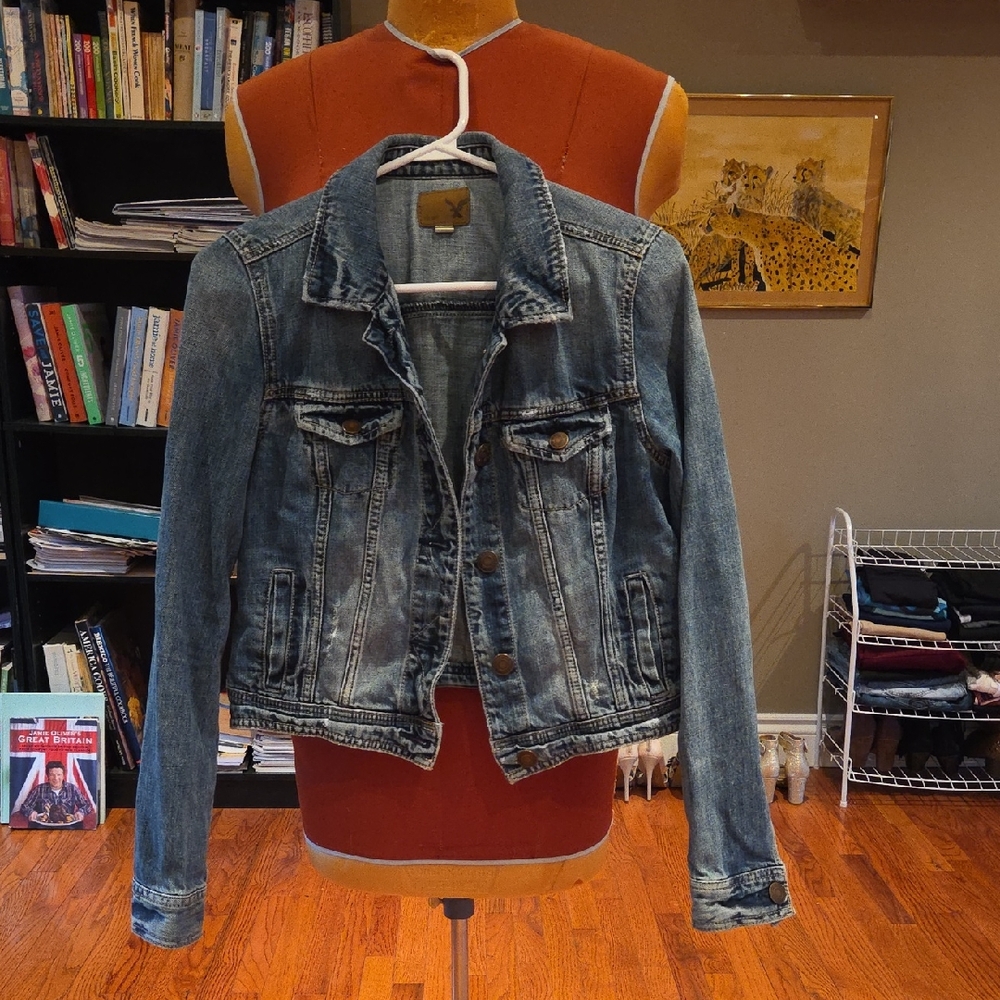 American Eagle Outfitters Blue Denim Jacket